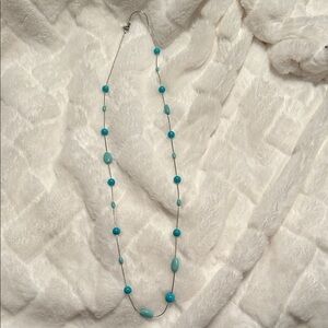liz & co. Turquoise and Aqua Beaded Necklace